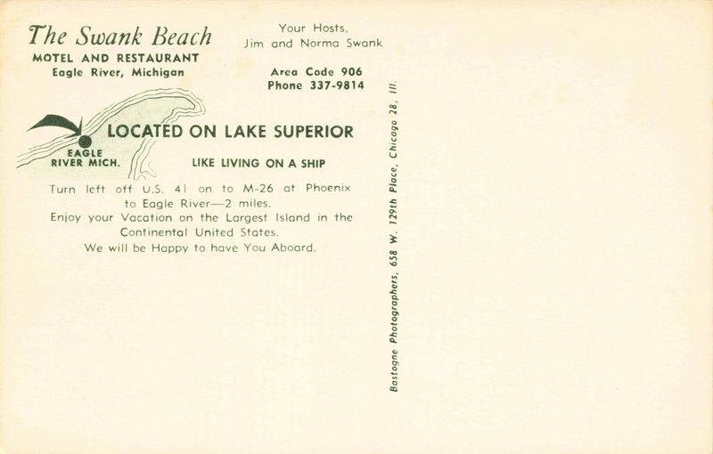 Eagle River Inn (New Swank Motel) - Vintage Postcard